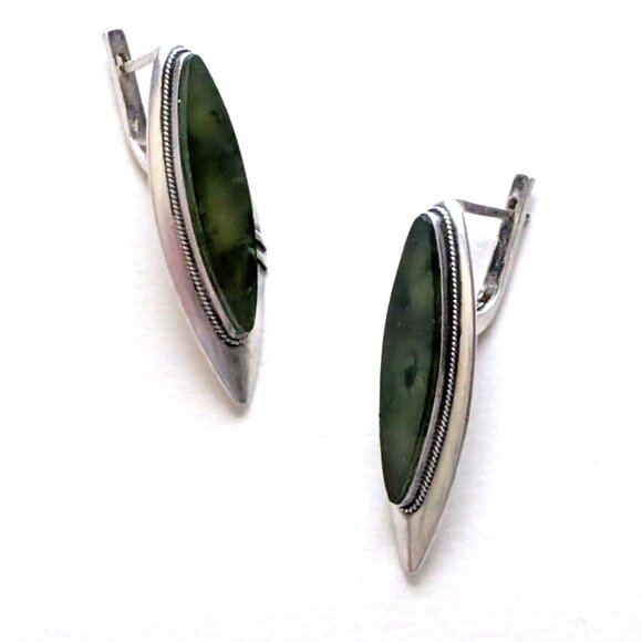 Gorgeous Antique Vintage LARGE Russian Russia Soviet USSR solid Silver 875 bezel - Picture 2 of 11